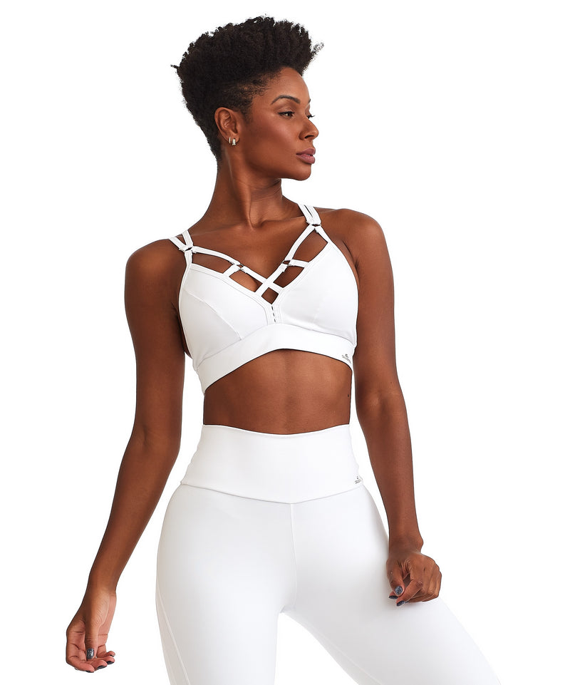 White Symphathy Sports Bra