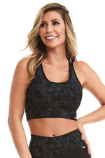 Sport Bra Cropped Emana Geometric